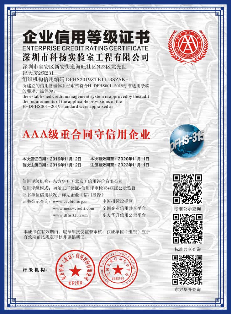 AAA級重合同守信用企業